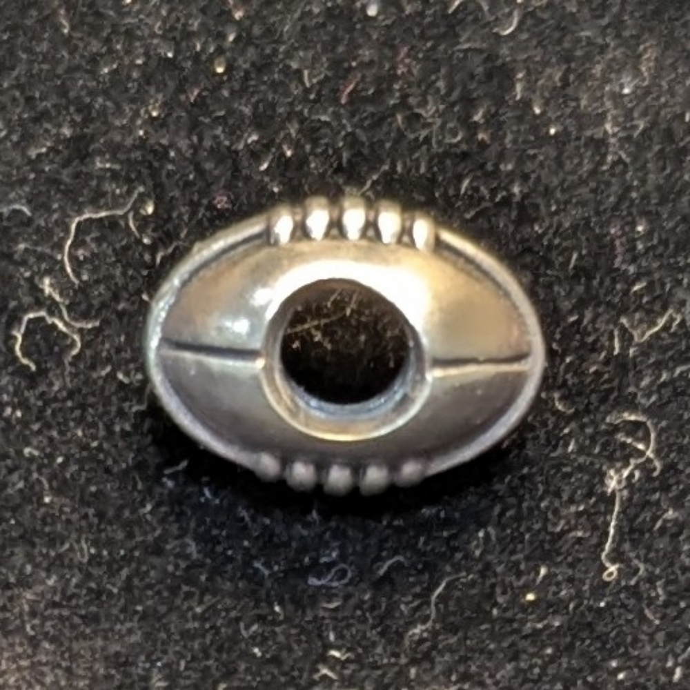 Sterling Silver 🏈 FOOTBALL 🏈 Charm - Picture 3 of 3